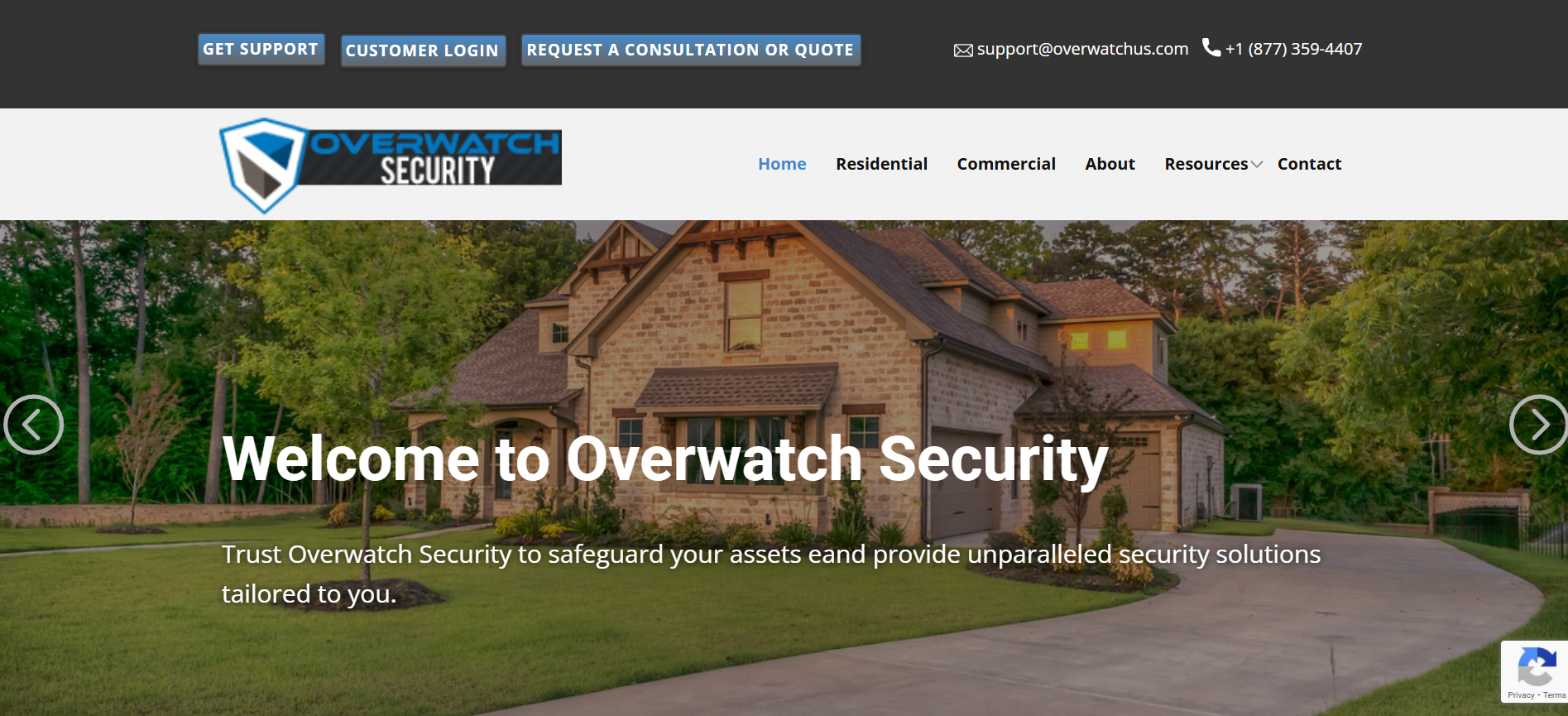 OverWatch Security Website