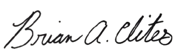 Brian Clites Signature